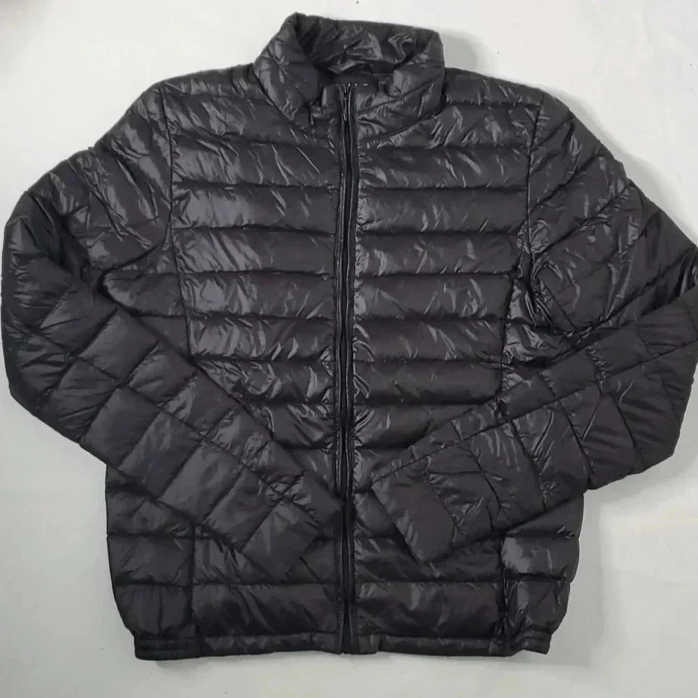 Buffalo David  Bitton Puffer Down Packable Windbreaker Shield Full Zip sz S
